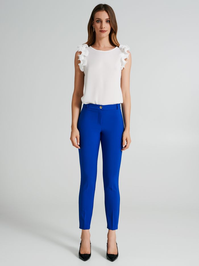 Pantalon slim moulant en tissu technique  Rinascimento