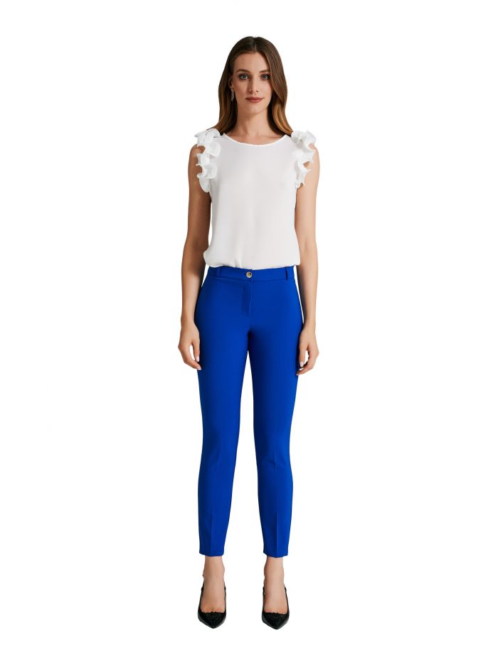 Pantalon slim moulant en tissu technique  Rinascimento