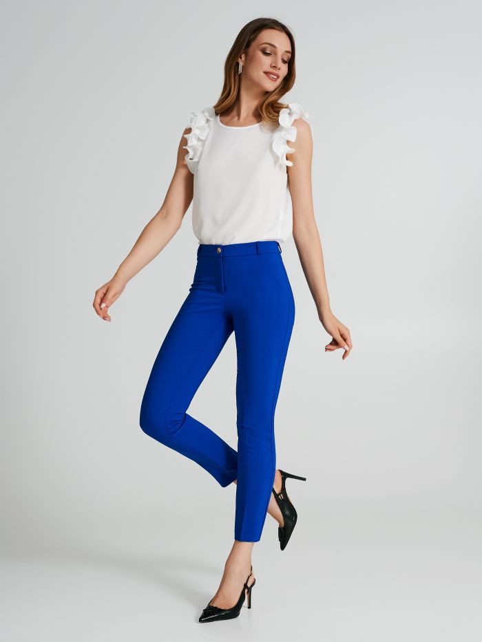 Pantalon slim moulant en tissu technique  Rinascimento