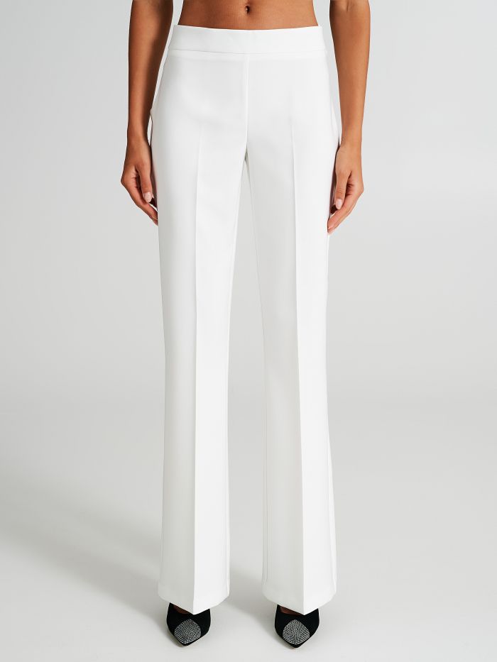 Pantaloni Mid Flared in Tessuto Tecnico  Rinascimento