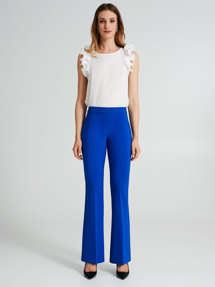 Pantalon semi-évasé en tissu technique  Rinascimento