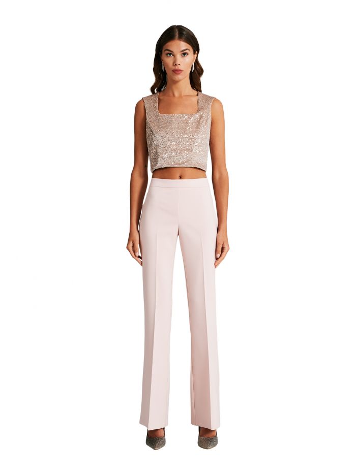 Pantalon semi-évasé en tissu technique  Rinascimento