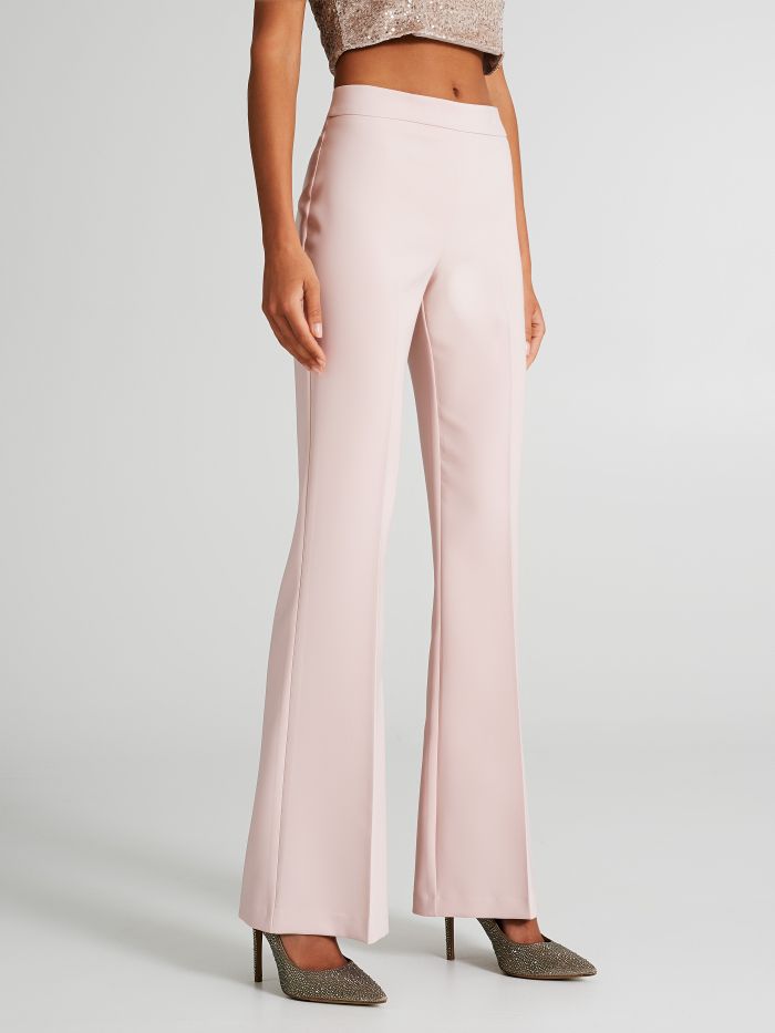 Pantalon semi-évasé en tissu technique  Rinascimento