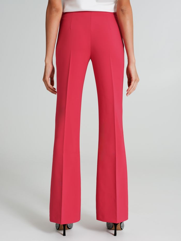Mid-flared trousers in technical fabric  Rinascimento