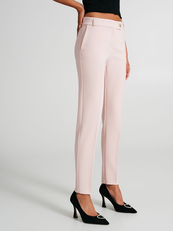 Slim-fit trousers in technical fabric  Rinascimento
