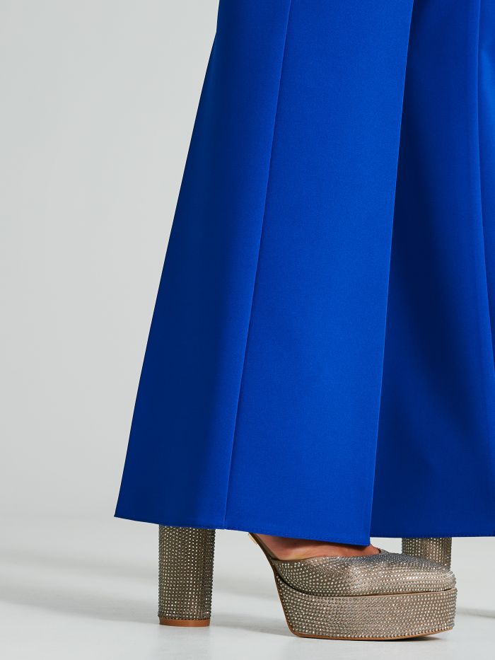 Palazzo trousers in flowy fabric  Rinascimento