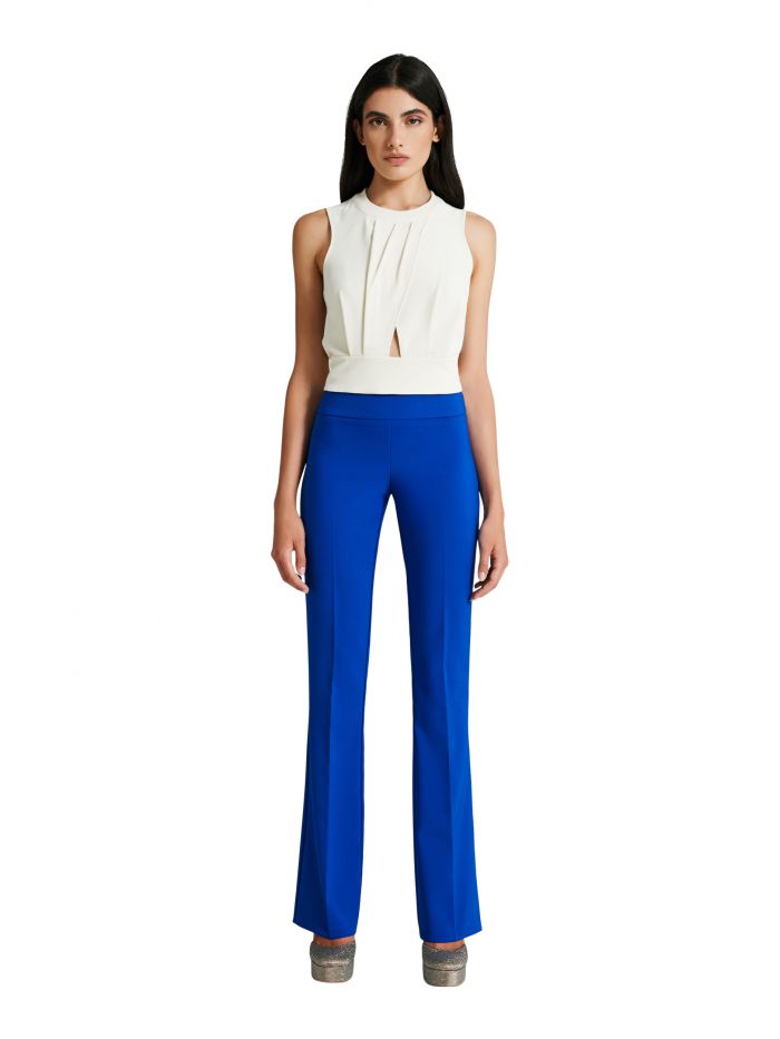 Palazzo trousers in flowy fabric  Rinascimento