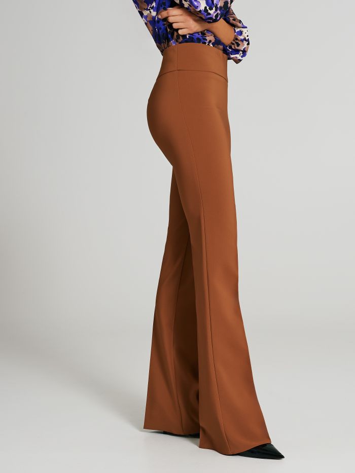 Palazzo trousers in flowy fabric  Rinascimento