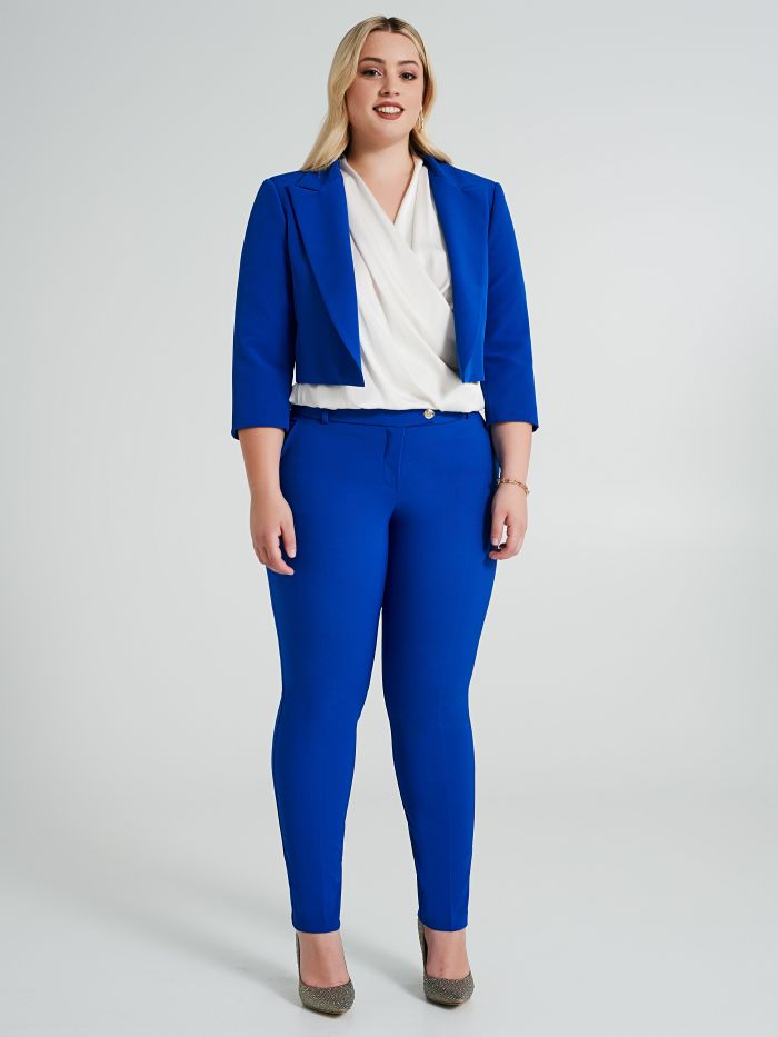 Veste courte curvy en tissu technique  Rinascimento