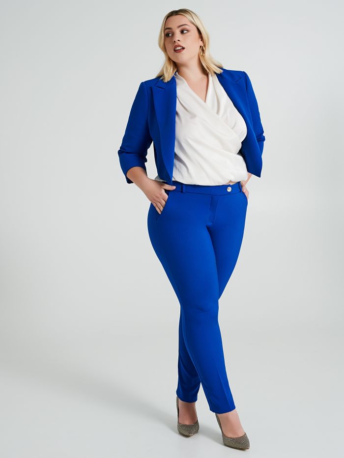 Veste courte curvy en tissu technique  Rinascimento