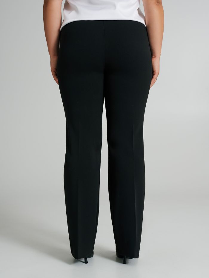 Curvy scuba crepe palazzo trousers  Rinascimento