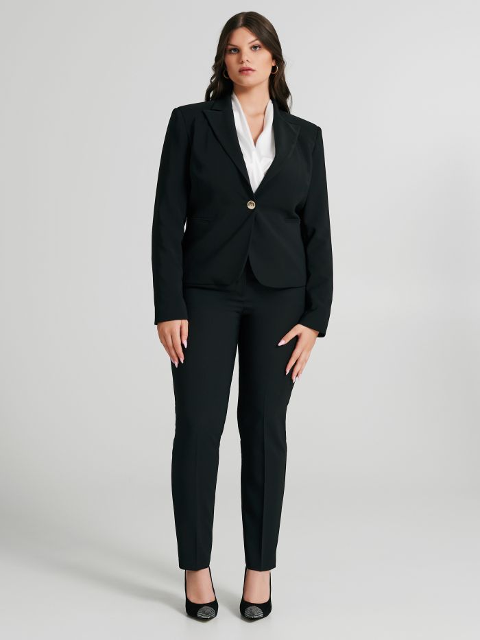 Curvy Pantsuit in Technical Fabric  Rinascimento