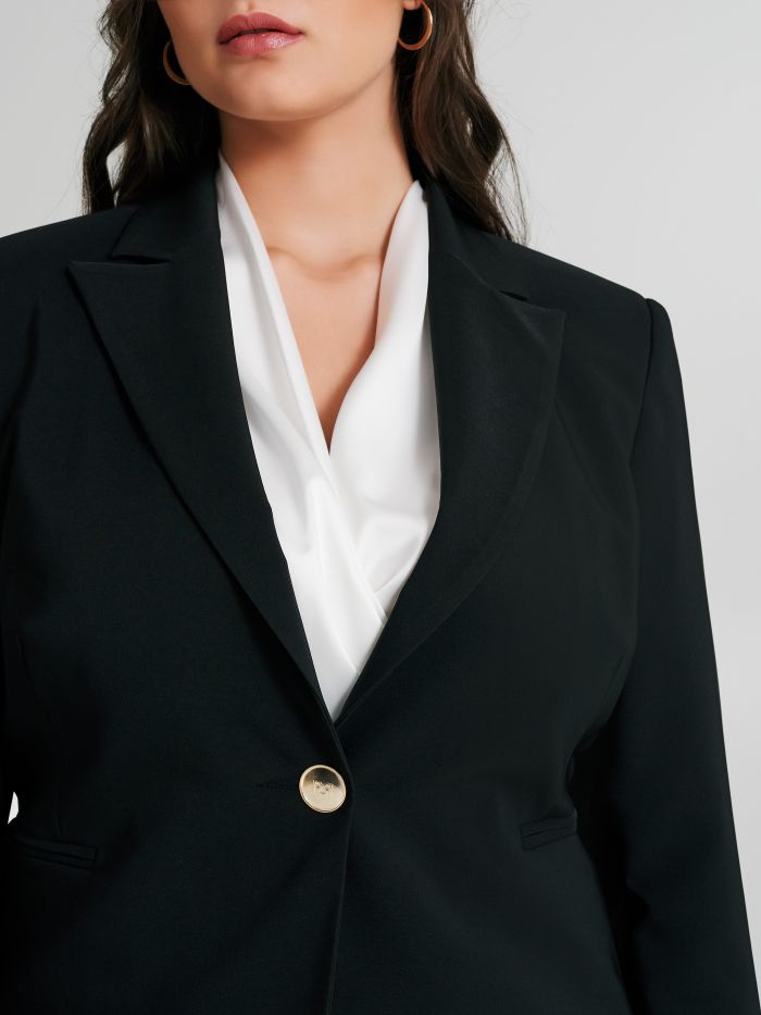 Curvy Pantsuit in Technical Fabric  Rinascimento