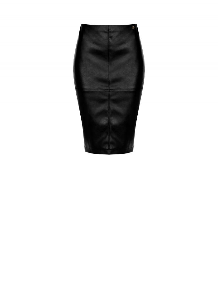 Faux leather pencil skirt  Rinascimento