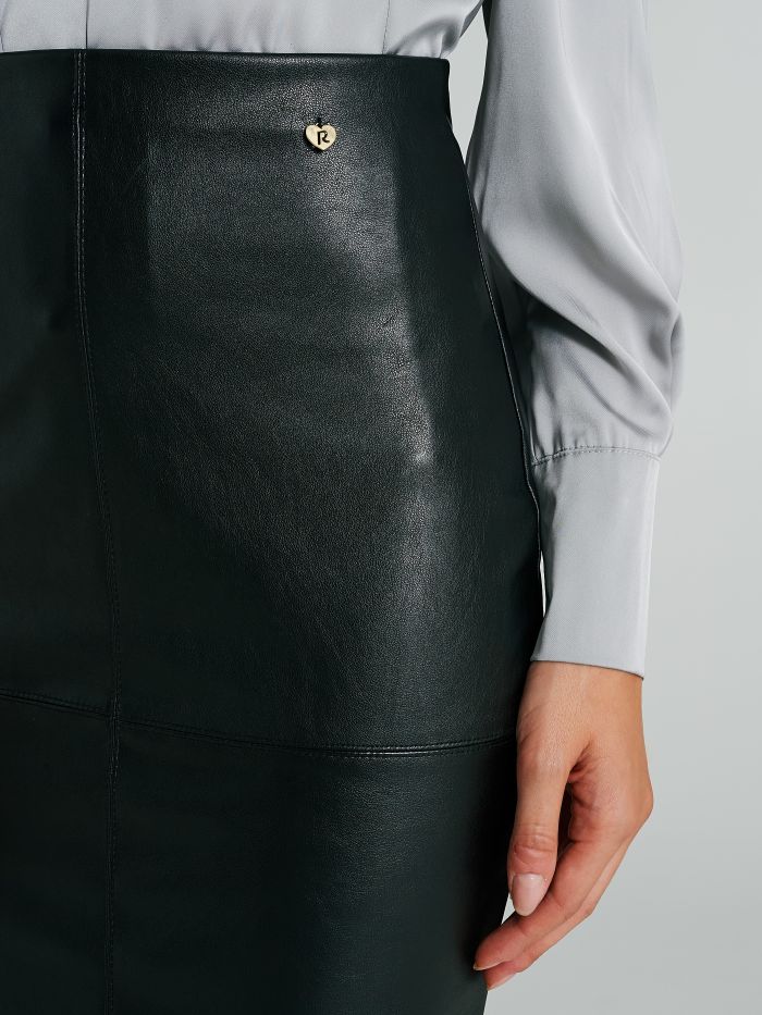 Faux leather pencil skirt  Rinascimento
