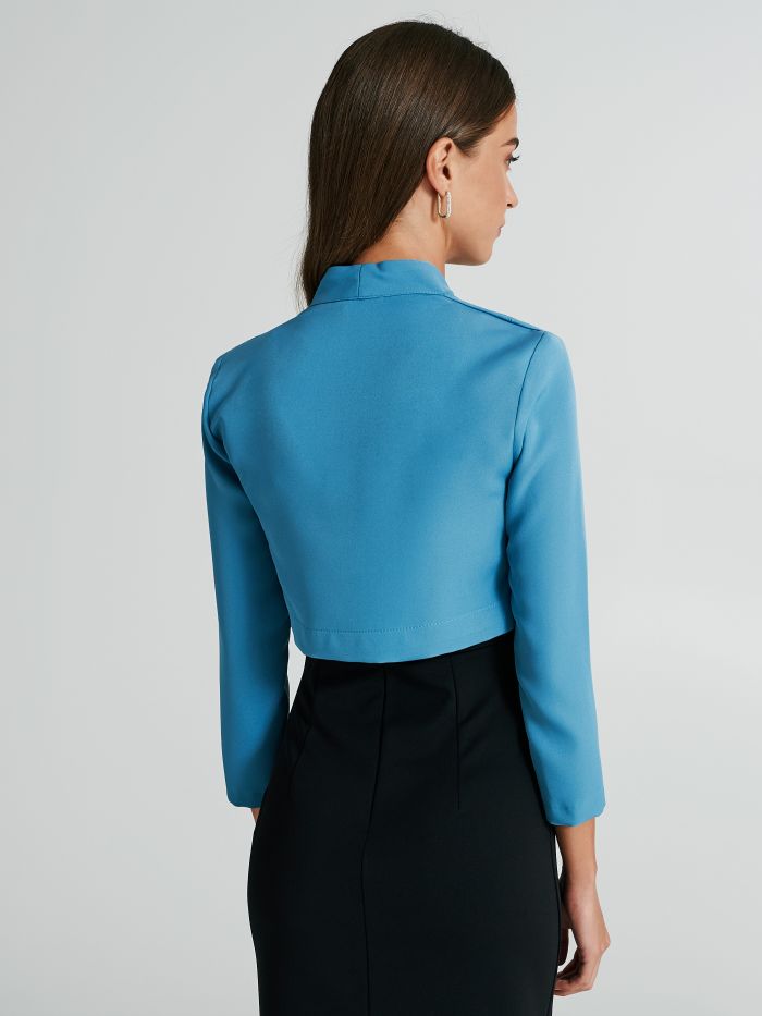 Technical fabric open shrug   Rinascimento
