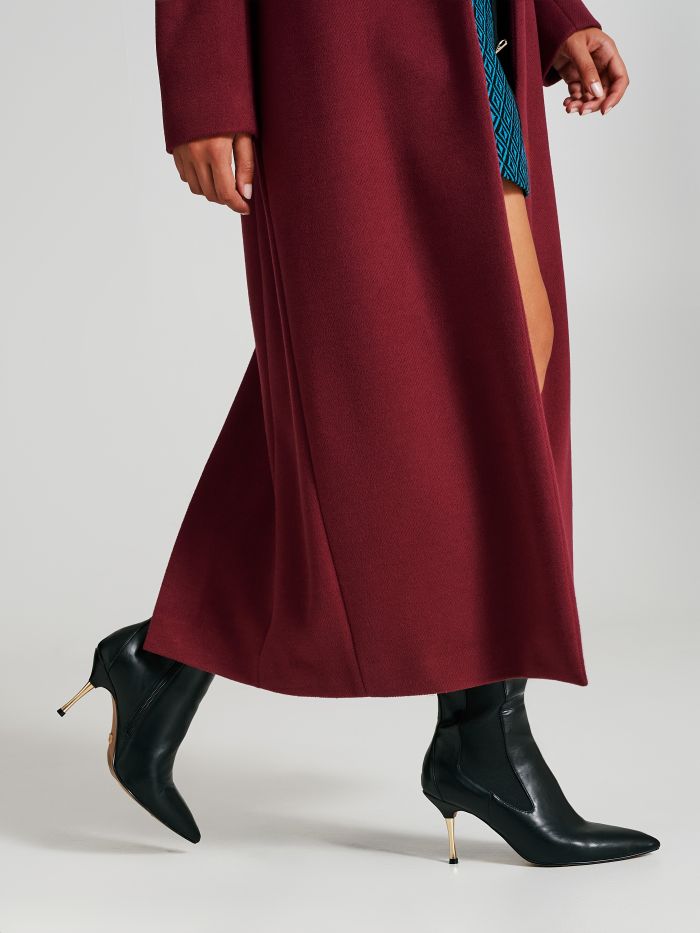 Cappotto lungo in velour  Rinascimento