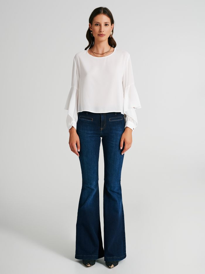 Blusa con maniche cut-out  Rinascimento