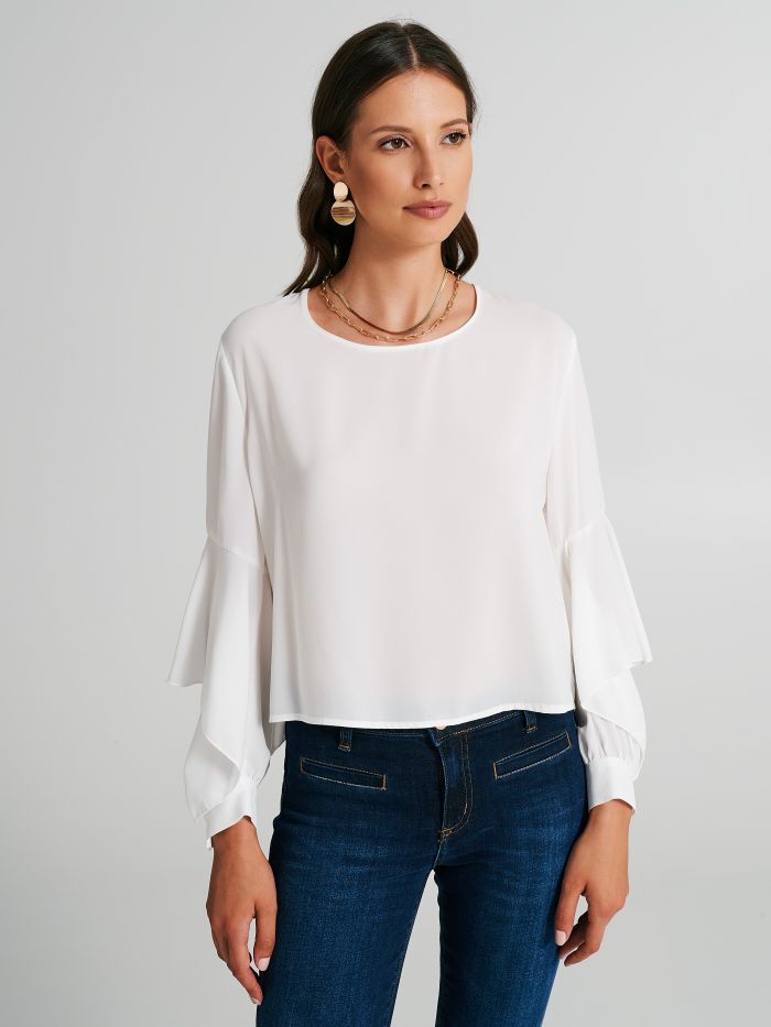 Blusa con maniche cut-out  Rinascimento