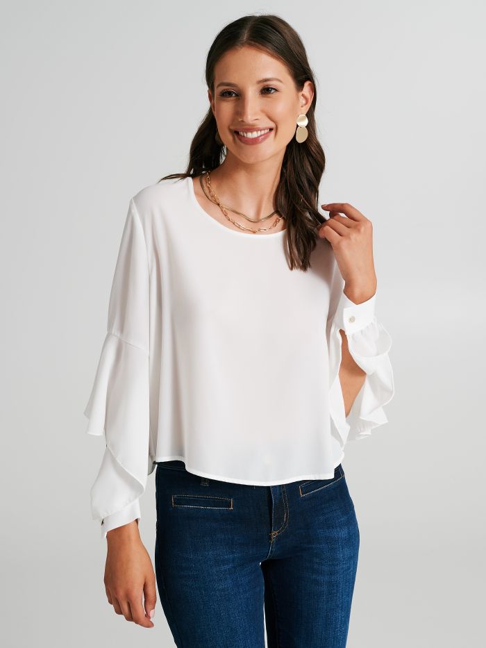 Blusa con maniche cut-out  Rinascimento