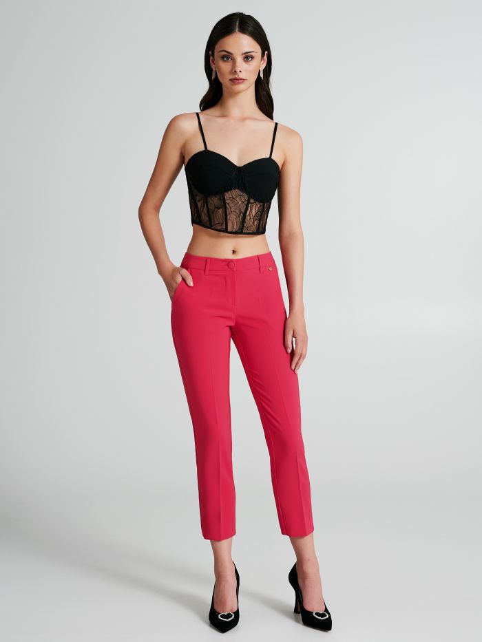 Top Bustier con inserti in pizzo  Rinascimento