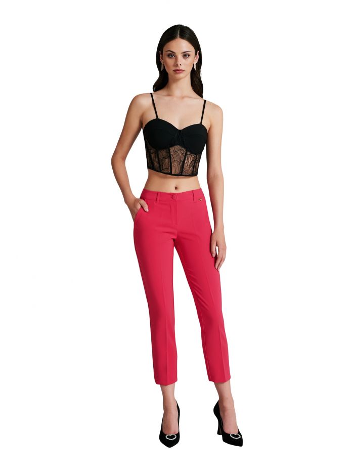 Top Bustier con inserti in pizzo  Rinascimento