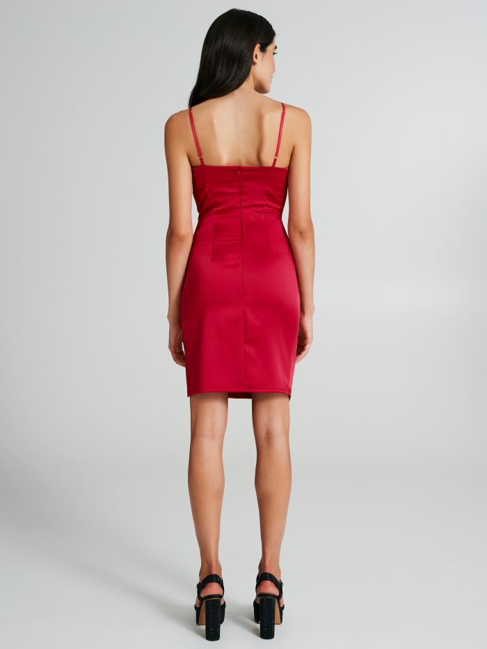 Short dress with a bow and ruffles  Rinascimento