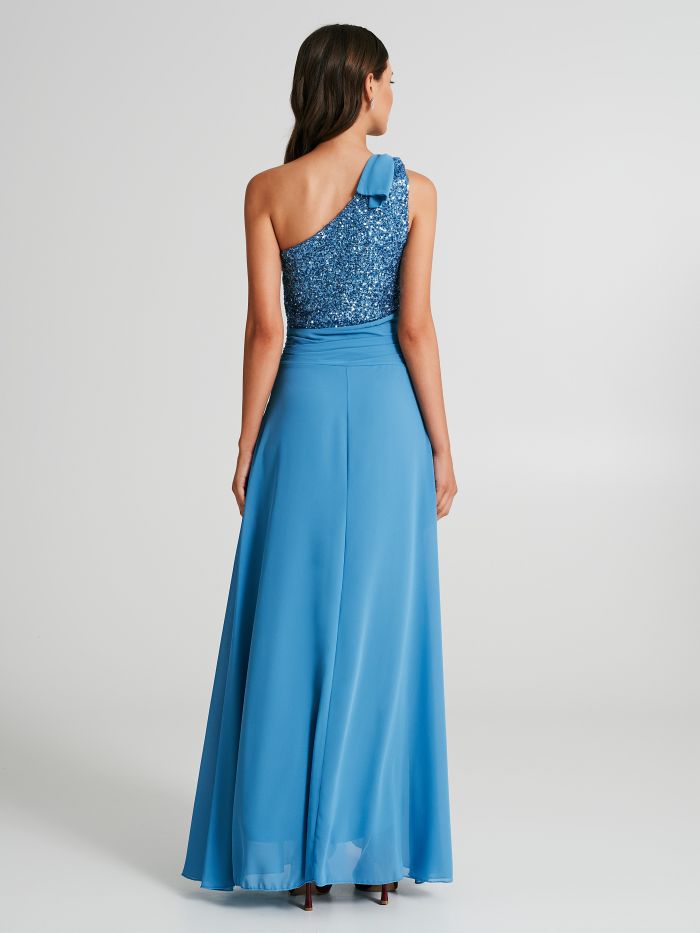 Abito in georgette e paillettes   Rinascimento