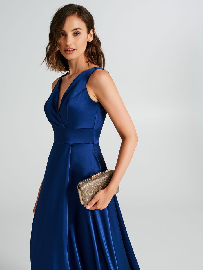 Robe longue en satin  Rinascimento