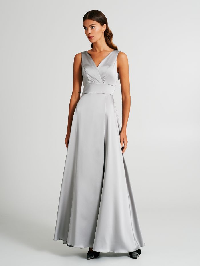 Long satin dress   Rinascimento