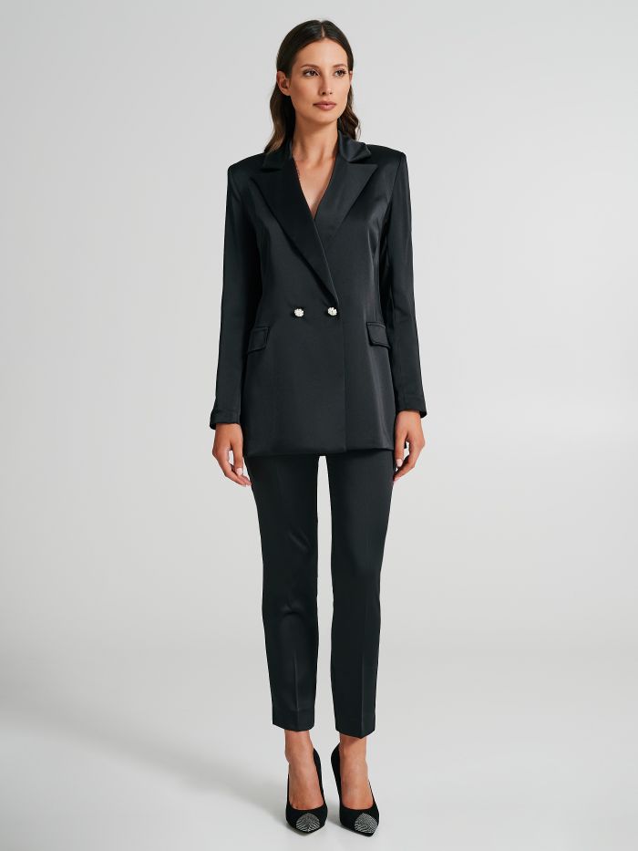 Double-breasted jacket with jewel buttons  Rinascimento