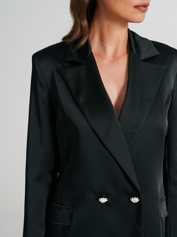 Double-breasted jacket with jewel buttons  Rinascimento