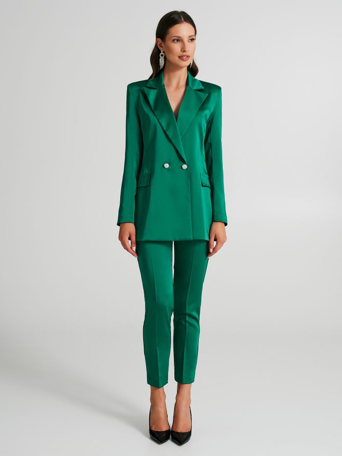 Double-breasted jacket with jewel buttons  Rinascimento