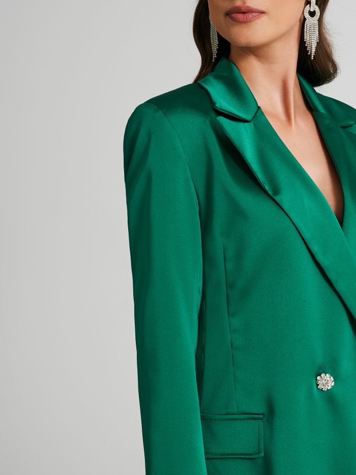 Double-breasted jacket with jewel buttons  Rinascimento