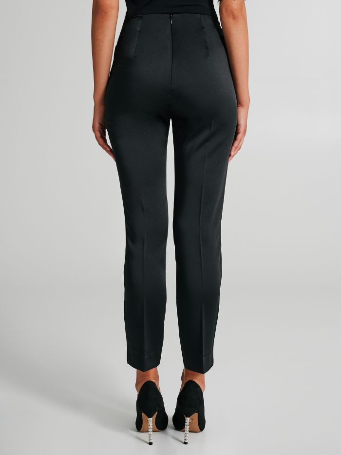 Skinny trousers in satin   Rinascimento