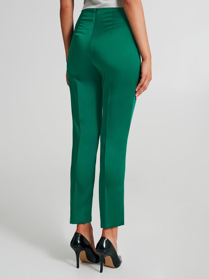 Skinny trousers in satin   Rinascimento