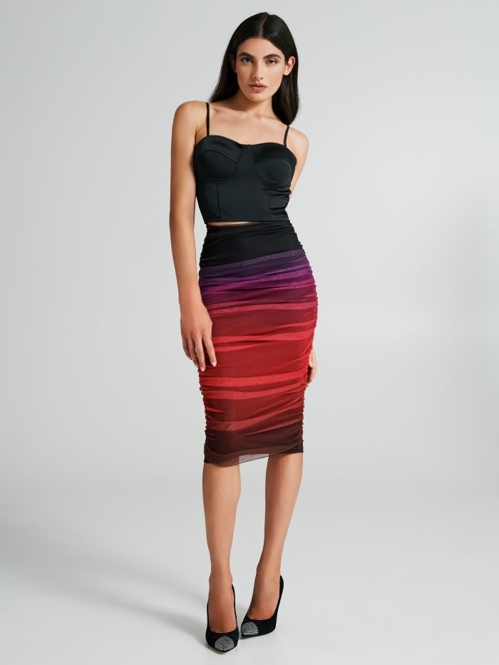 Multicolour midi skirt  Rinascimento