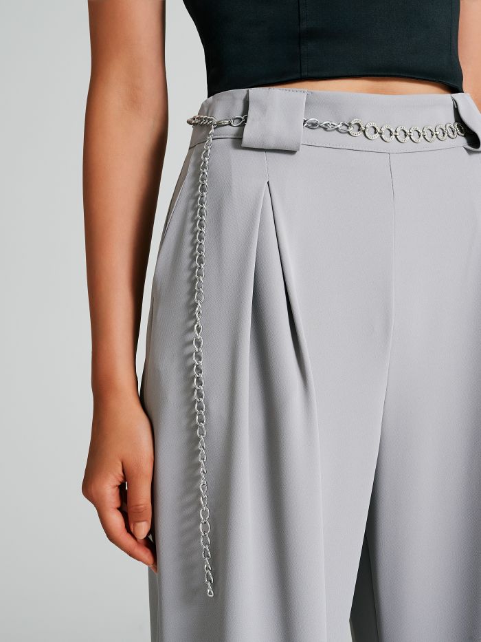 Pantaloni in cady con cintura  Rinascimento