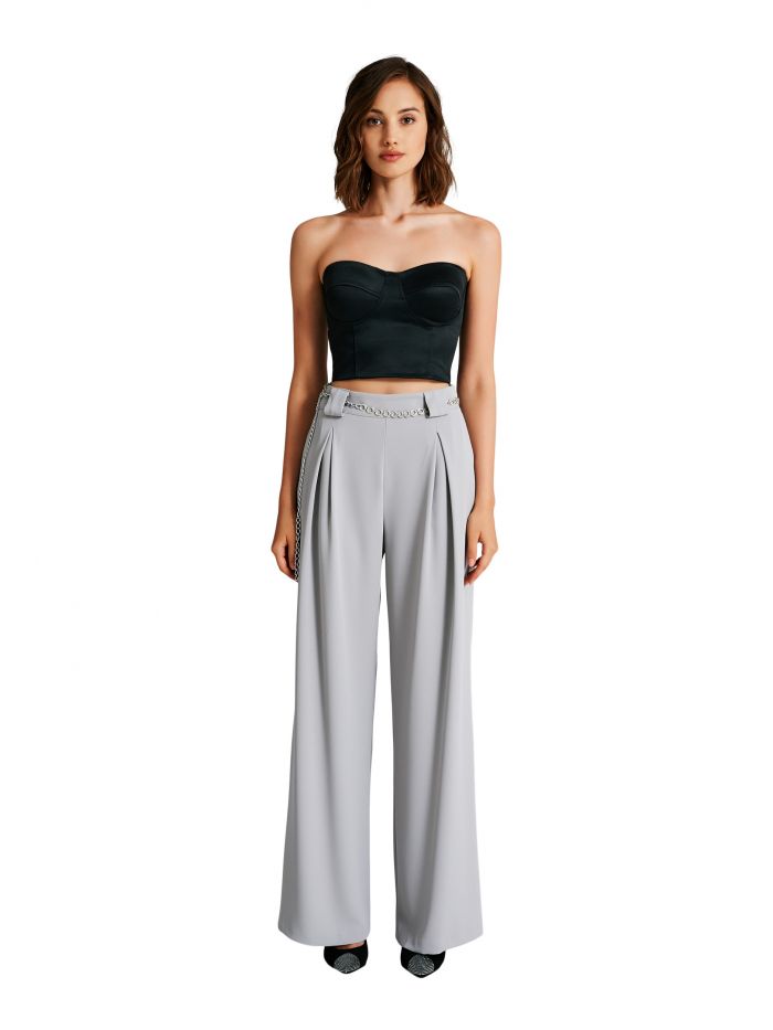 Pantaloni in cady con cintura  Rinascimento