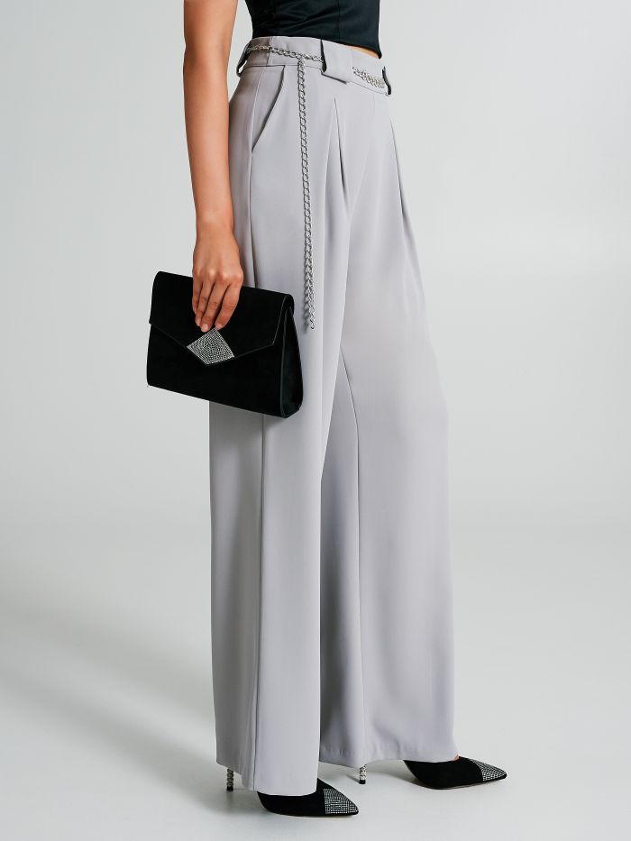 Pantaloni in cady con cintura  Rinascimento