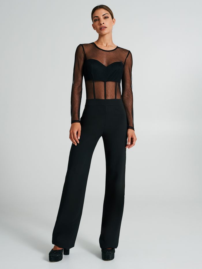Jumpsuit with lace bodice  Rinascimento