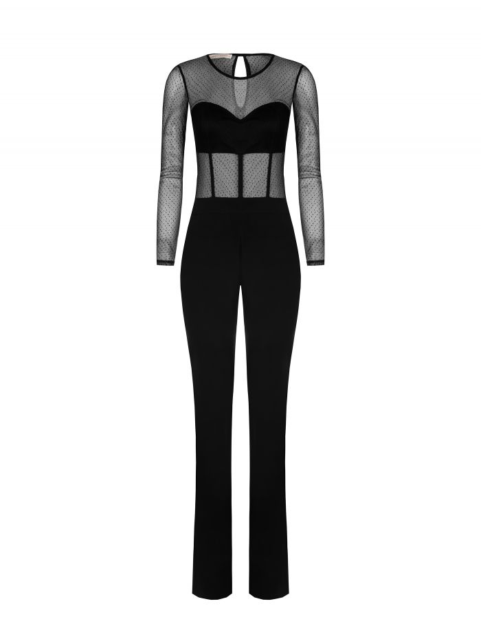 Jumpsuit with lace bodice  Rinascimento