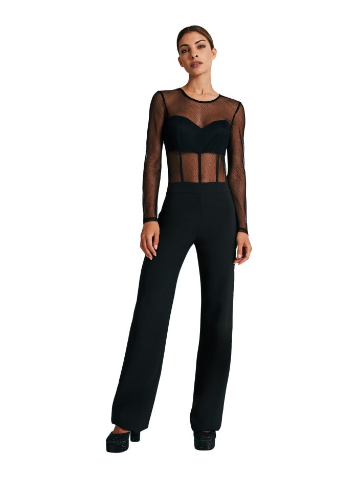 Jumpsuit with lace bodice  Rinascimento