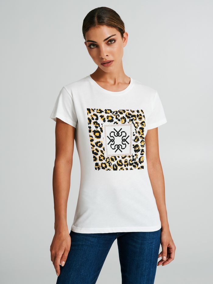 T-shirt imprimé animalier  Rinascimento