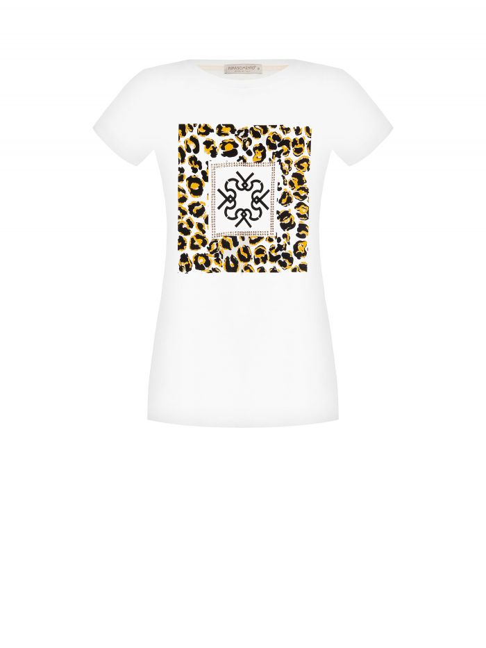 T-shirt imprimé animalier  Rinascimento