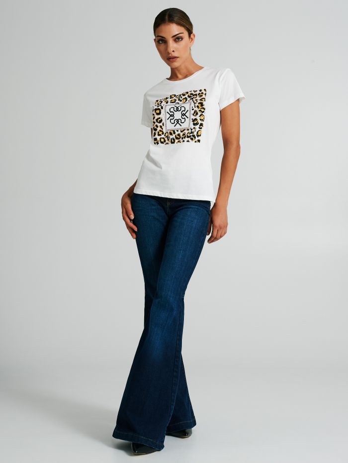 T-shirt imprimé animalier  Rinascimento