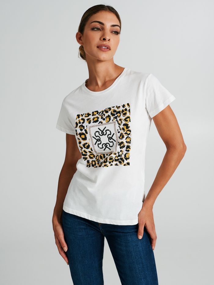 T-shirt imprimé animalier  Rinascimento