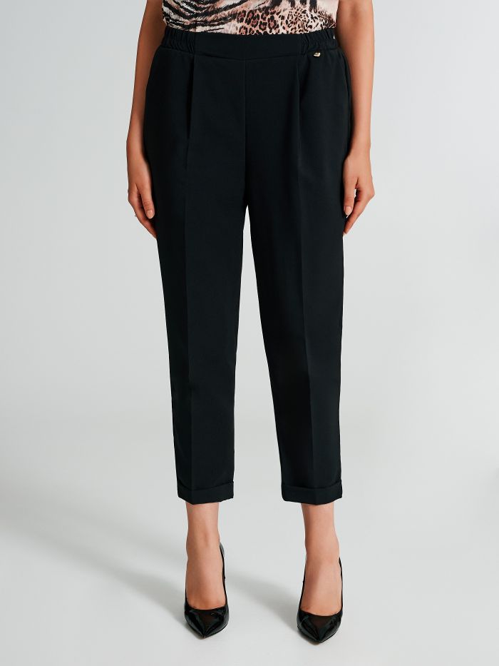 Pantalon skinny avec bande smockée  Rinascimento