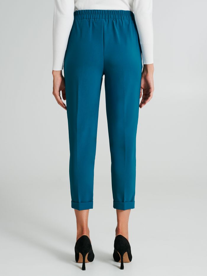 Joggers with smock stitch  Rinascimento