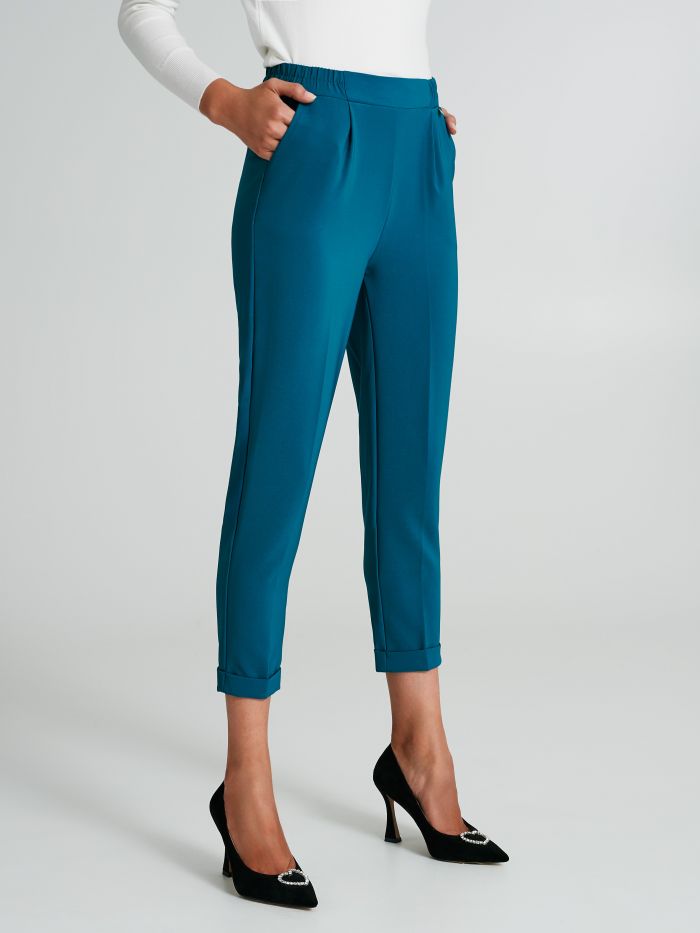 Joggers with smock stitch  Rinascimento